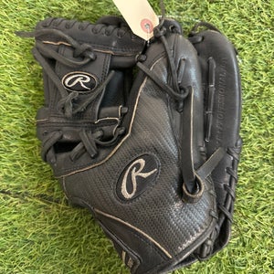 Black Rawlings Heart of the Hide Right Hand Throw Infield Baseball Glove 11.5" (Used) Needs Lace Job