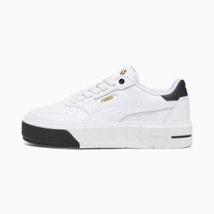 Puma Cali Court 394384-01 Sneaker Kids White Black Leather Lifestyle Shoe FL3537
