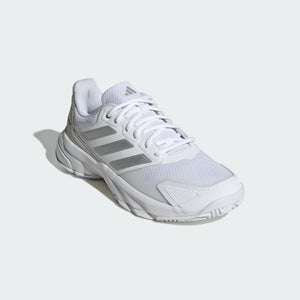 Adidas CourtJam Control 3 ID2457 Sneakers Women's US 9.5 White Tennis Shoes PQ42