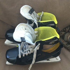 Senior Used Bauer Supreme 3s Hockey Goalie Skates Regular Width Size 9