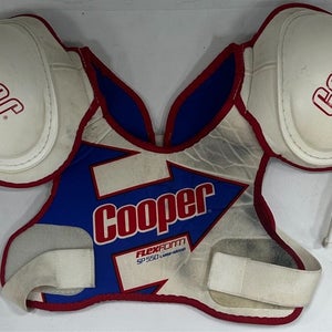 Vintage Cooper SP 550 hockey shoulder pads SR large ice hockey size senior chest