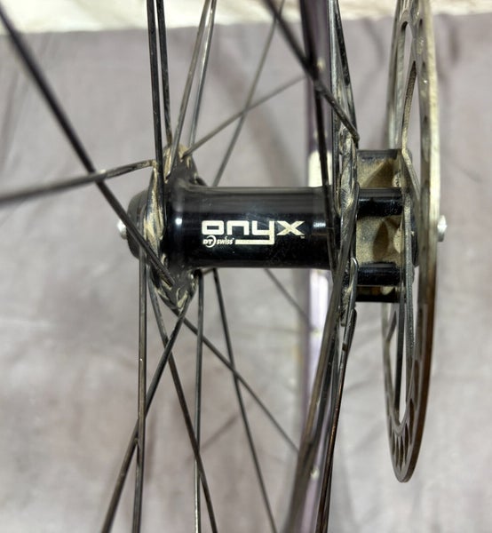 Vintage Bontrager Valiant Aluminum Disc Brake 26" Front Wheel DT Swiss Onyx Hub