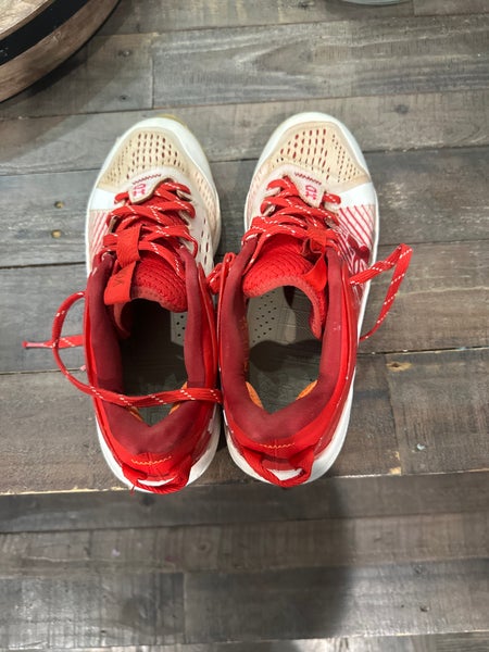Red Men's Size M 7.5 (W 8.5) Youth Under Armour Low Top (Used)