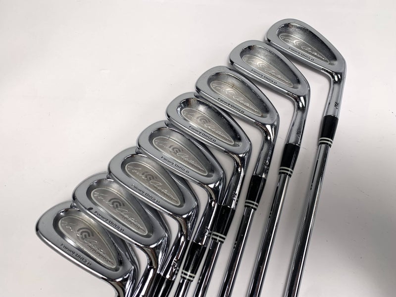 Cleveland TA3 Form Forged Iron Set 3-PW True Temper DG S300 Stiff Steel Mens RH
