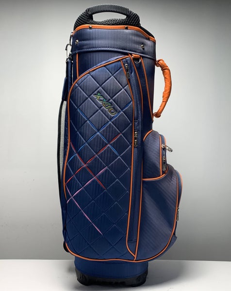XXIO Lightweight Cart Bag Blue 15-Way Divide Single Strap Golf Bag