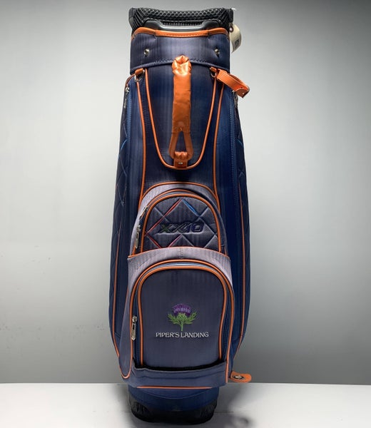 XXIO Lightweight Cart Bag Blue 15-Way Divide Single Strap Golf Bag