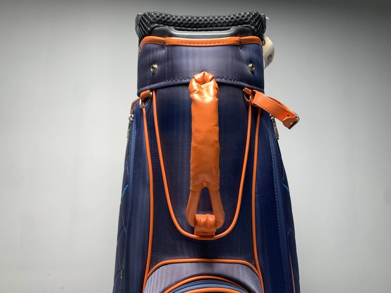 XXIO Lightweight Cart Bag Blue 15-Way Divide Single Strap Golf Bag