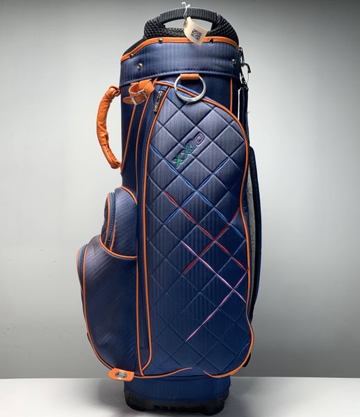 XXIO Lightweight Cart Bag Blue 15-Way Divide Single Strap Golf Bag