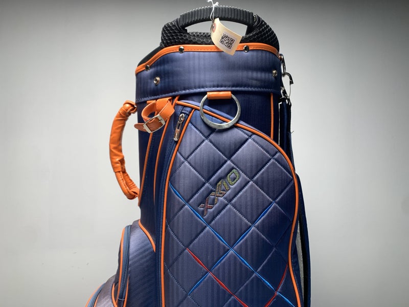 XXIO Lightweight Cart Bag Blue 15-Way Divide Single Strap Golf Bag