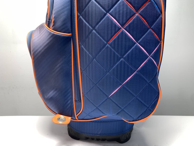 XXIO Lightweight Cart Bag Blue 15-Way Divide Single Strap Golf Bag