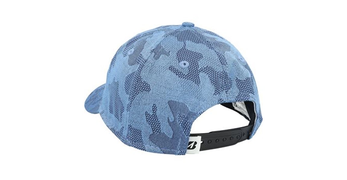 NEW Bridgestone Golf Tonal Camo Blue Adjustable Snapback Golf Hat/Cap