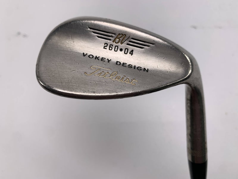 Titleist Vokey Black Nickel Lob Wedge LW 60* 4 Bounce Dynamic Gold RH