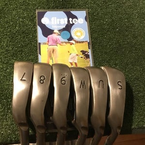 Ping Ladies Rhapsody Red Dot Irons Set (7-PW-GW-SW) ULT 220 Lite Graphite Shafts