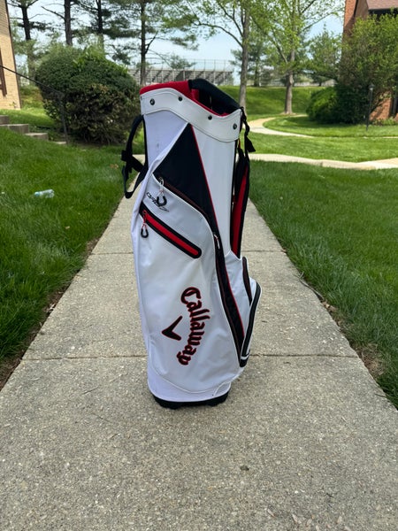 Callaway ORG 7 Cart Golf Bag White/Red/ Black