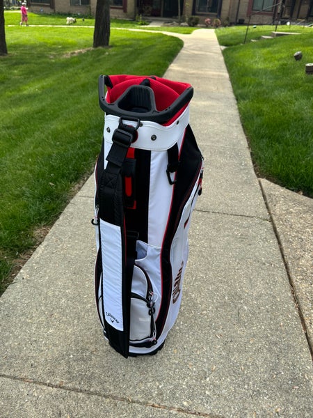 Callaway ORG 7 Cart Golf Bag White/Red/ Black