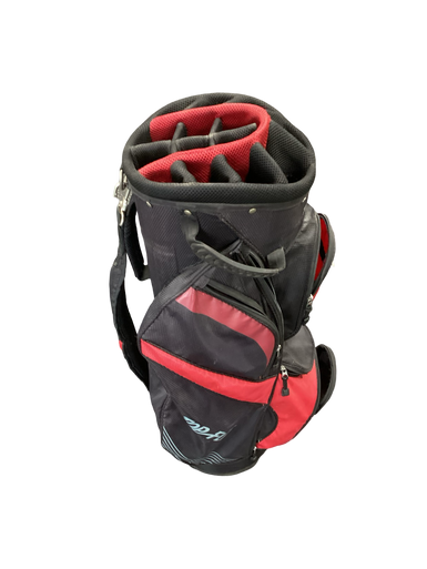 Used Top Flite VALUABLES Mens Cart Bag Black And Red 11613-S000157939