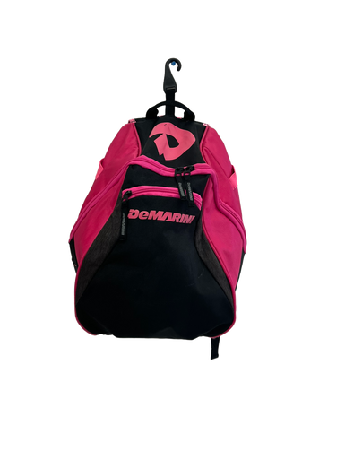 Used Demarini Voodoo JR BB/SB Player Backpack Black And Pink 11692-S000134677