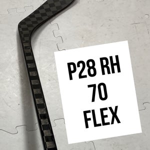 Senior(1x)Right P28 70 Flex ProBlackStock™ Unbranded Blackouts Pro Stock Nexus Hockey Sticks