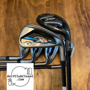 Callaway Xr OS Combo Hybrid Iron Set / 4H 6-PW Regular Flex Graphite Shafts