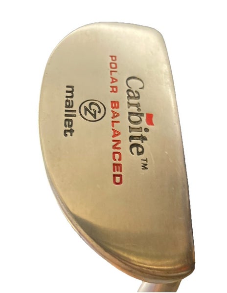 Carbite Polar Balanced CZ Mallet Putter RH Steel 34" New Mid-Size Grip Nice Club