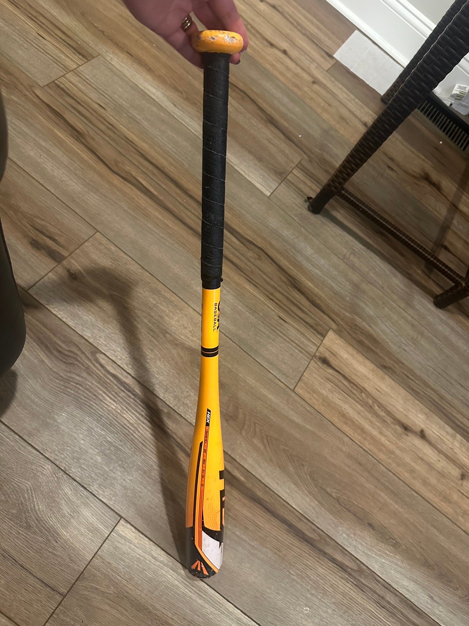 Batte Easton Hex Alliage - USABat - 28 Pouces - 18 Oz - Orange - Occasion