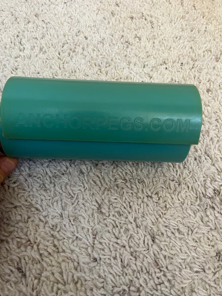 Anchor pegs ice hockey goalies
