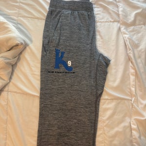 Gray K9 Lacrosse Active Pants SMALL (New)
