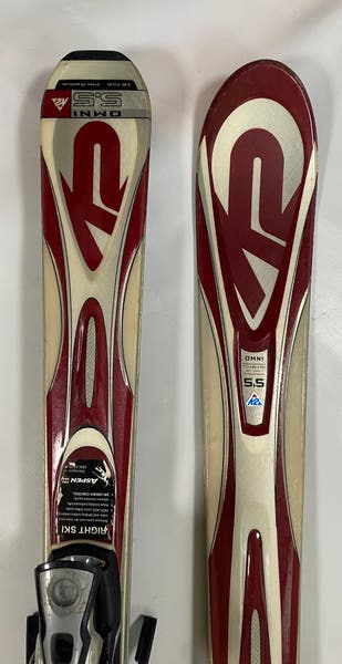 k2 137cm skis K2 167 cm Omni 5.5 Skis With Bindings | SidelineSwap