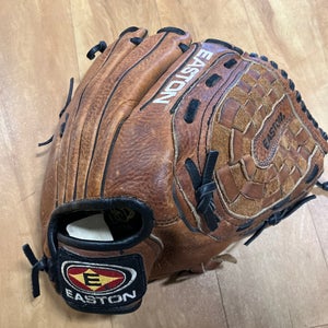 Brown Adult Easton Natural Right Hand Throw Pitcher's Baseball Glove 12.25" (Used)