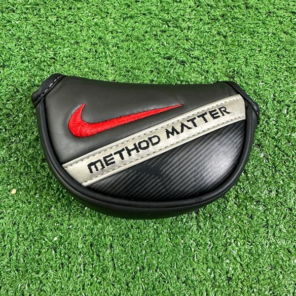 Nike Method Matter Center Shaft Putter Headcover Mallet Black Red