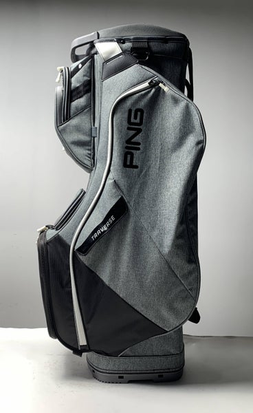 Ping Traverse Cart Bag Gray Black 14-Way Divide Single Strap Golf Bag