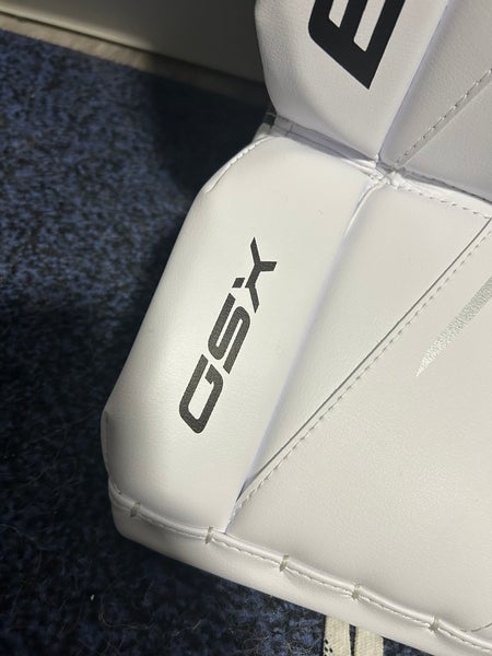 Bauer GSX Goalie Leg Pads Senior Small White BNWT