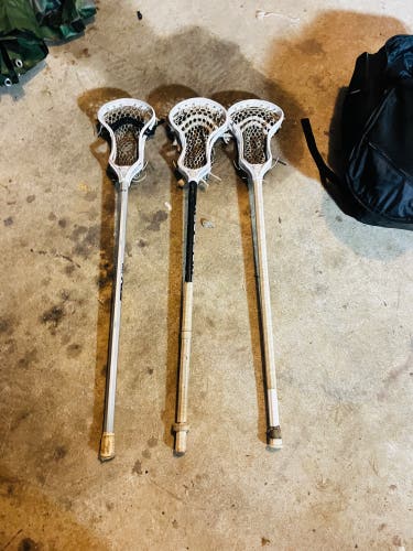 3 Lacrosse Sticks Pm Me