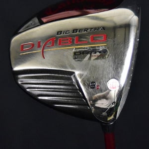 CALLAWAY DIABLO BIG BERTA DRIVER LOFT:9 SHAFT:STIFF LENGHT:45IN RIGHT HANDED