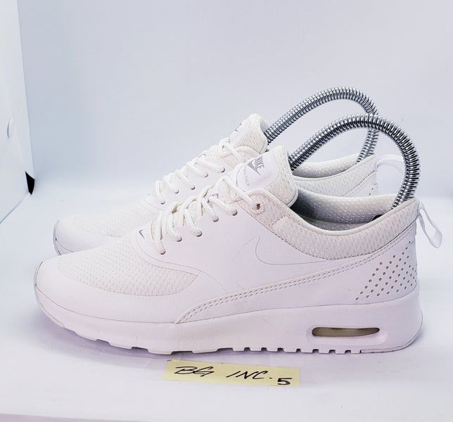 Nike Air Max Thea Youth Shoes Triple White Running Shoes SIZE 4Y / 5.5 Women NEW
