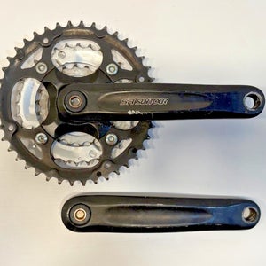 SR Suntour PFF 175mm 44/32/22 Black Aluminum Triple Crankset Steel Chainrings