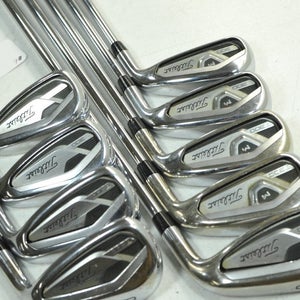 Titleist T300 2021 4-PW,48*,53* Iron Set Right X-Stiff Rifle 6.5 Steel # 182780