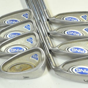 Ping G5 3-W Iron Set Stiff Flex Blue Dot Right Steel # 188352