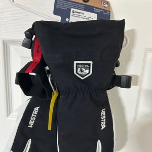 Hestra Heli 3-Finger Mitt, 10, New Black