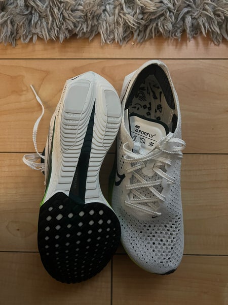 Nike Zoomx Vaporfly Next%3FK Men's 6.5/ W 8 White/Pro Green-Volt-Sail FZ4017-100