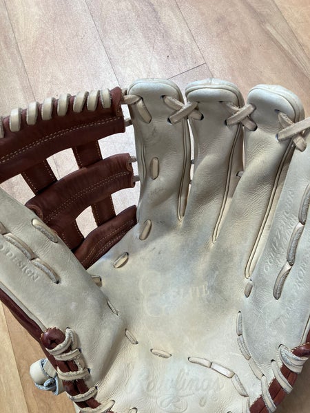Adult Rawlings Gold Glove Elite Right Hand Throw Outfield Baseball Glove 12.75" (Used)