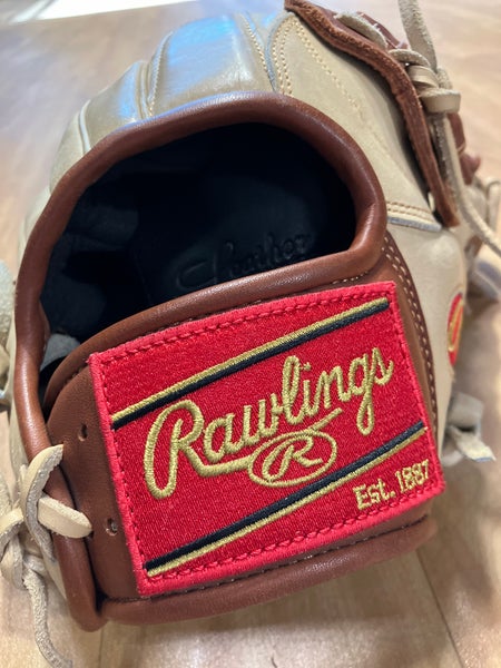 Adult Rawlings Gold Glove Elite Right Hand Throw Outfield Baseball Glove 12.75" (Used)