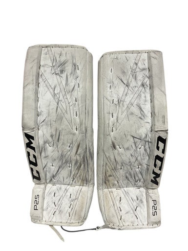 Used CCM Goalie Leg Pads Inter White 32" 11847-S000025818