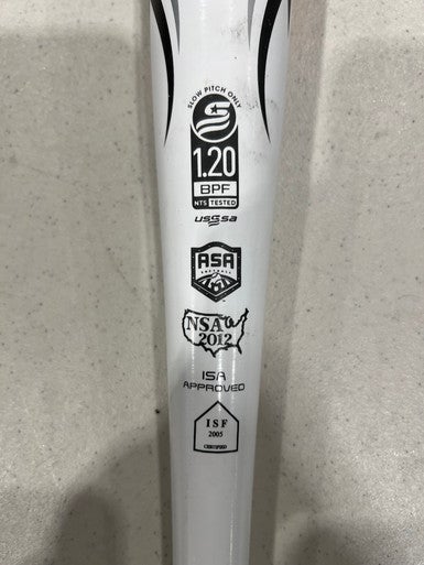 Used Worth Mayhem Retmay Singlewall Bb Sb Slowpitch Bat 34" 11628-s000171852