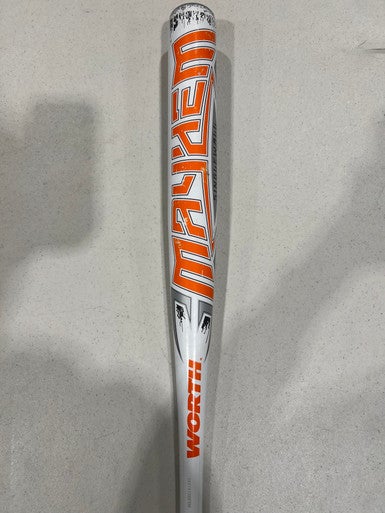 Used Worth Mayhem Retmay Singlewall Bb Sb Slowpitch Bat 34" 11628-s000171852