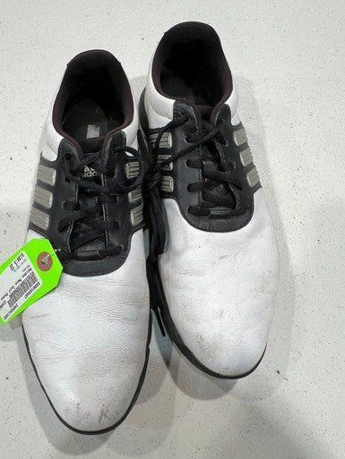 Used Adidas Mens Golf Shoes White Senior 10 11628-s000165497