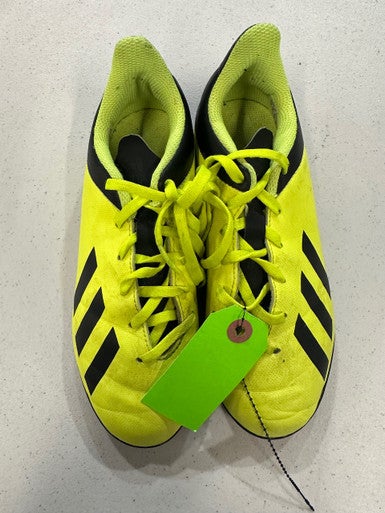 Used Adidas Soccer Indoor Shoes Yellow Junior 04 11628-s000160128