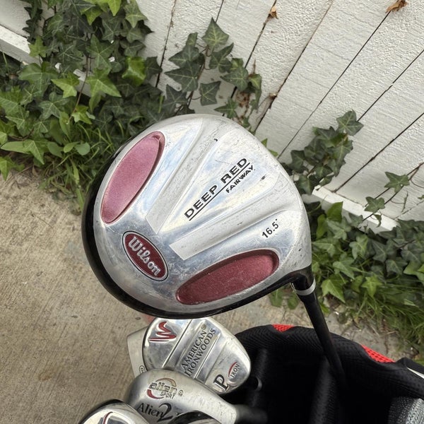 Ironwood Mens Right Handed Hybrid Golf Club Complete Set With Brand New Bag