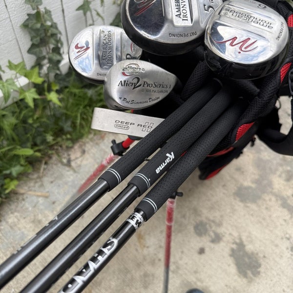 Ironwood Mens Right Handed Hybrid Golf Club Complete Set With Brand New Bag