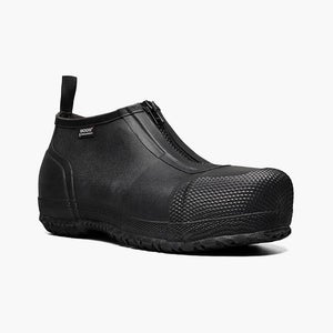 Bogs Overshoe Zip 72767CT-001 Men's 7 Black Waterproof Comp Toe Work Shoes PQ146